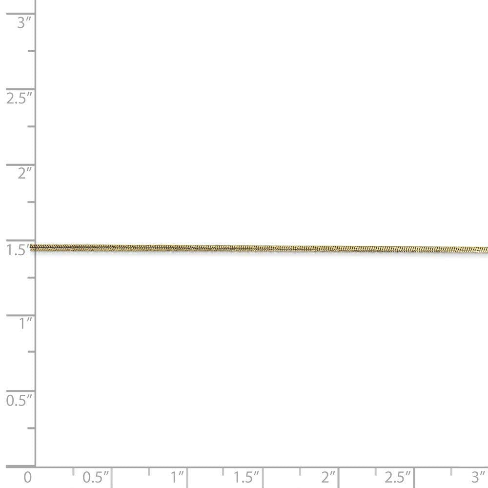10k .9mm Round Snake Chain