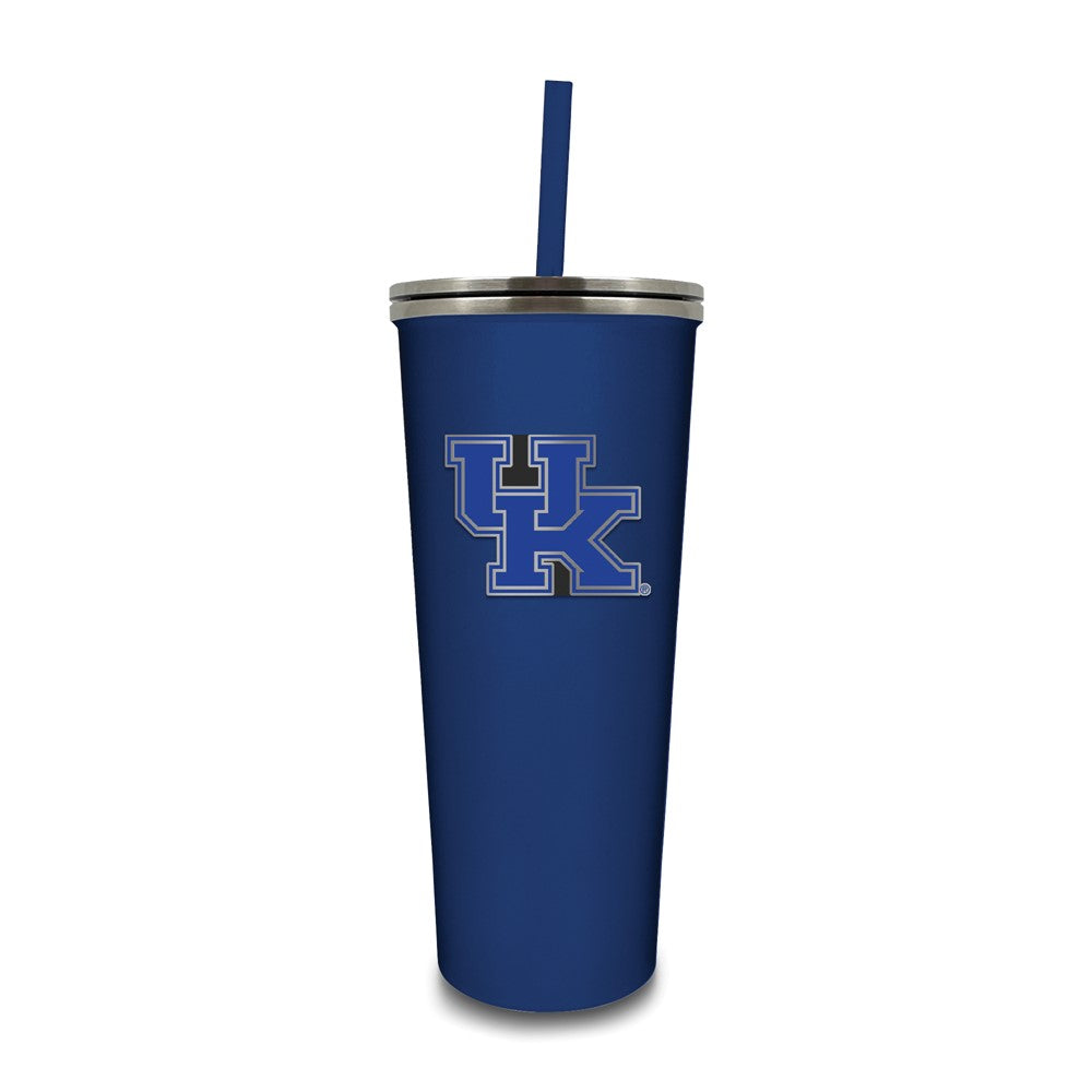 University of Kentucky Stainless Steel 24 ounce Skinny Tumbler with Straw