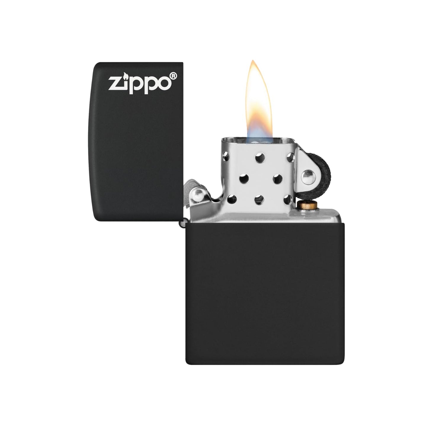 Zippo Classic Black Matte with Zippo Logo Pocket Lighter