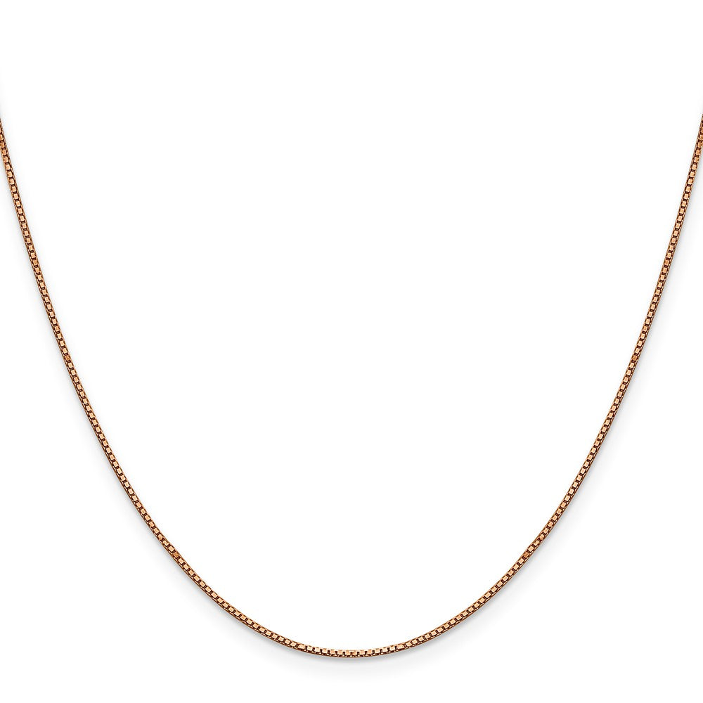 14k Rose Gold Box 18 Sterling Special Chain with 5.5mm spring ring