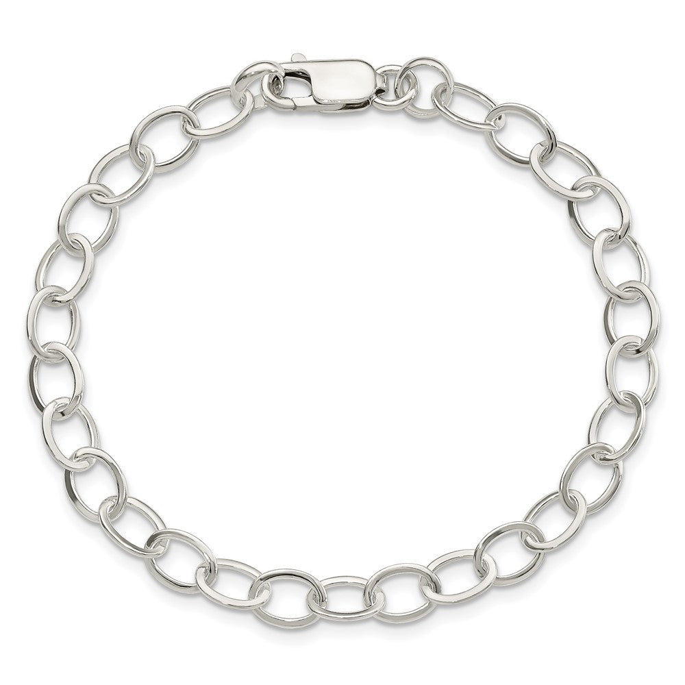 Sterling Silver 7.5inch Fancy Link Bracelet 7.5 inches