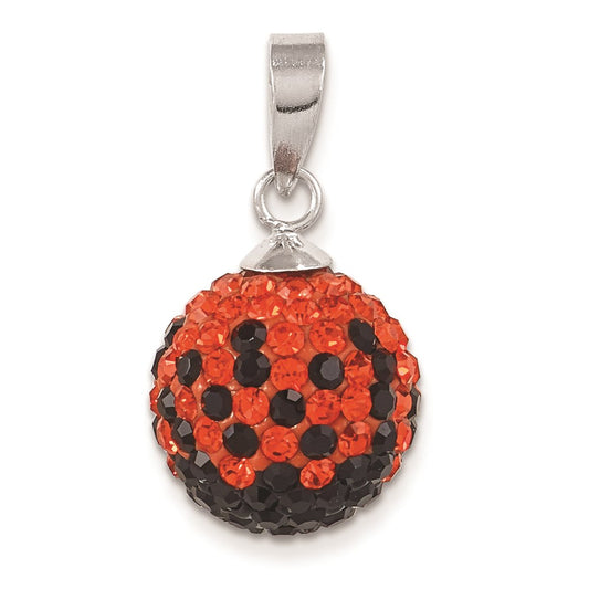 Sterling Silver Crystal Ball Pendant