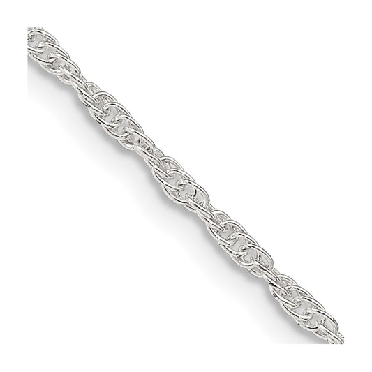 Sterling Silver 1.95mm Loose Rope Chain 26 Inches