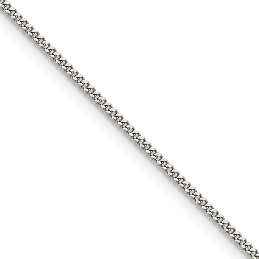 Chisel Stainless Steel Polished 1.5mm 24 inch Curb Chain
