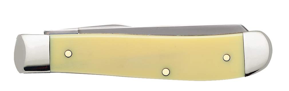 Case XX Knives Yellow Synthetic Mini Trapper Pocket Knife