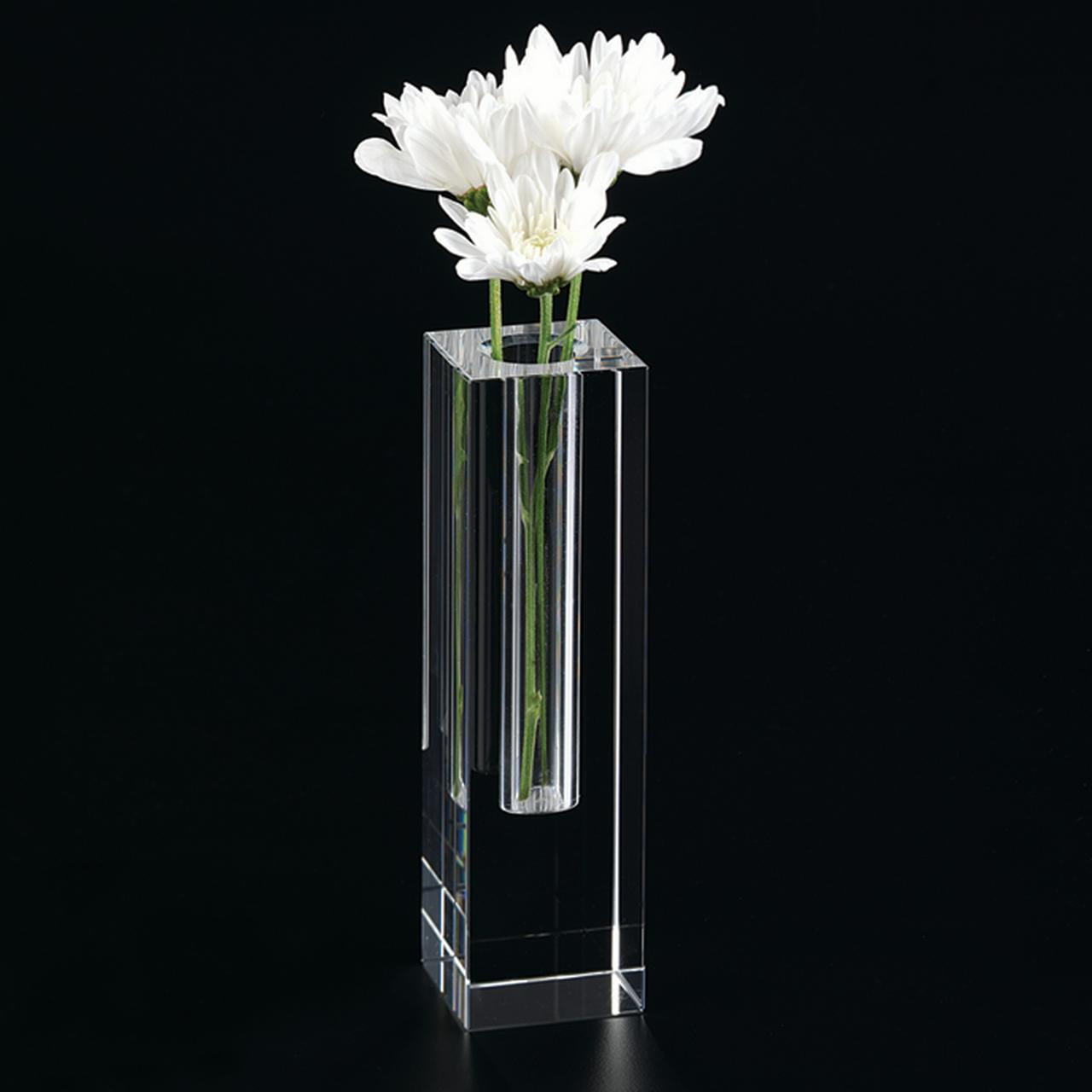 Badash Donovan 7.25" Optical Crystal Bud Vase