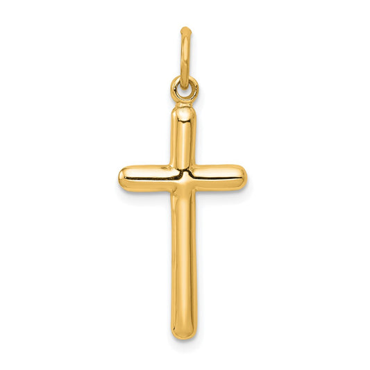 14k Cross Pendant Yellow Gold