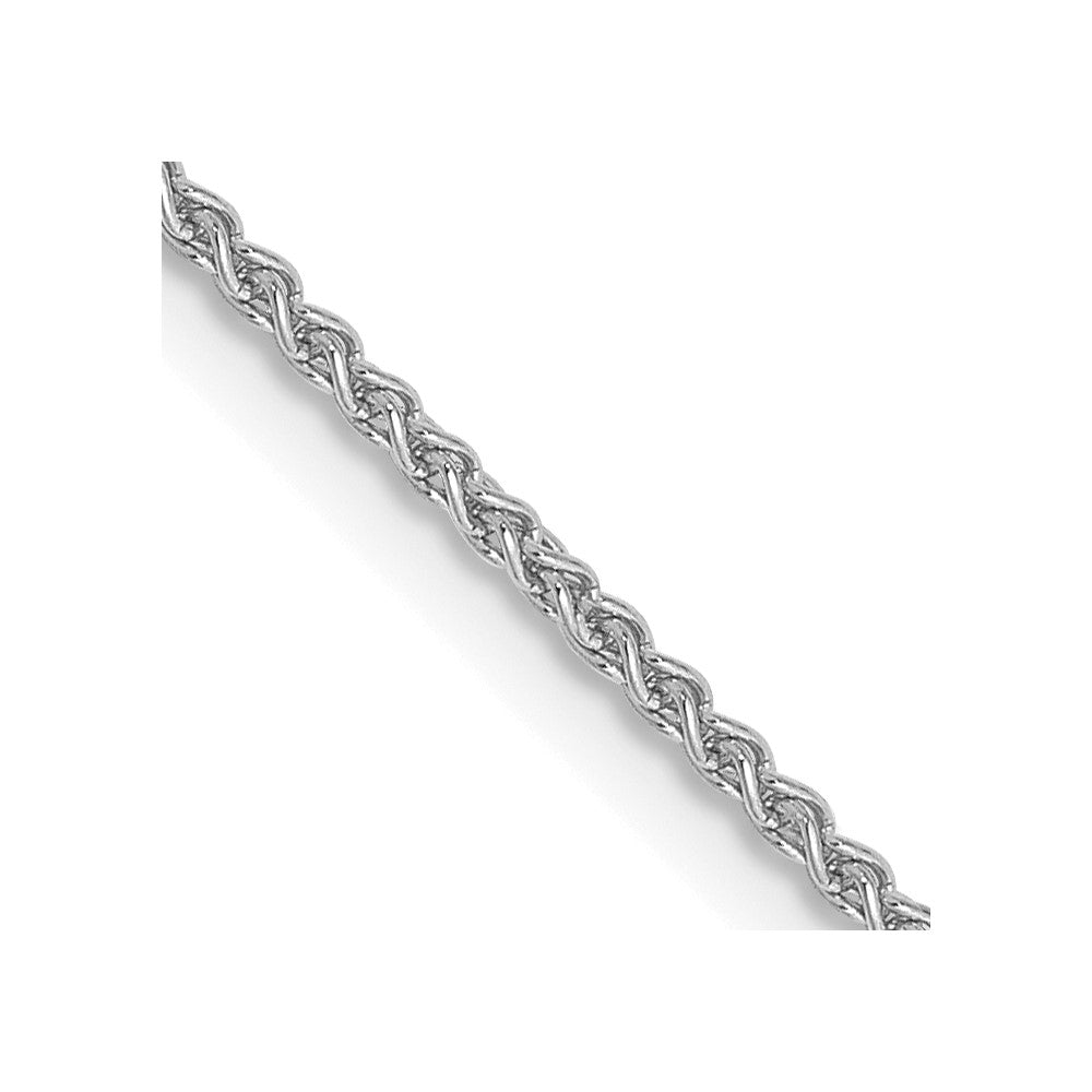 14K White Gold 24 inch 1.25mm Spiga with Lobster Clasp Chain