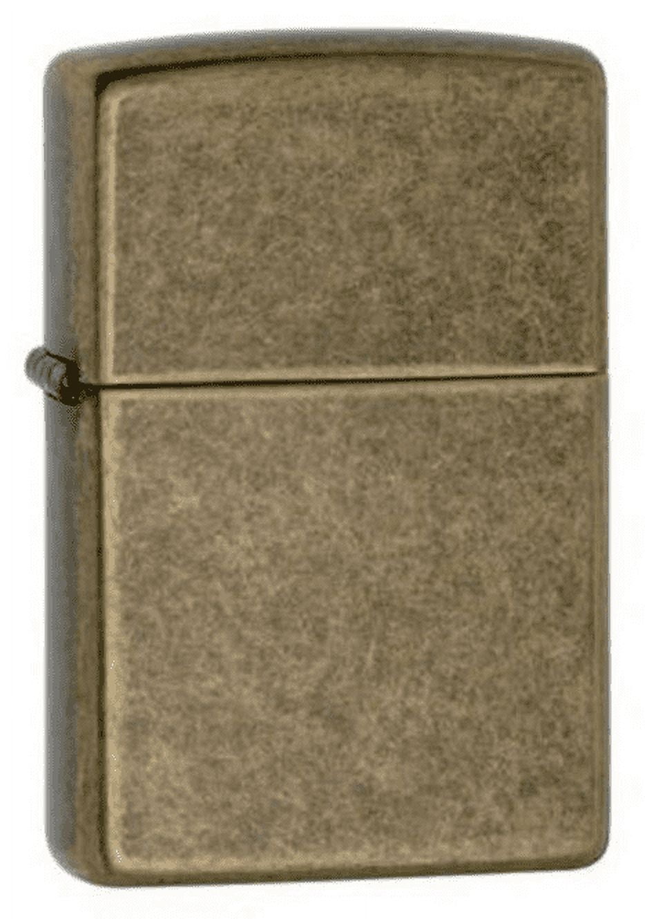 Zippo Antique Brass Pocket Lighter