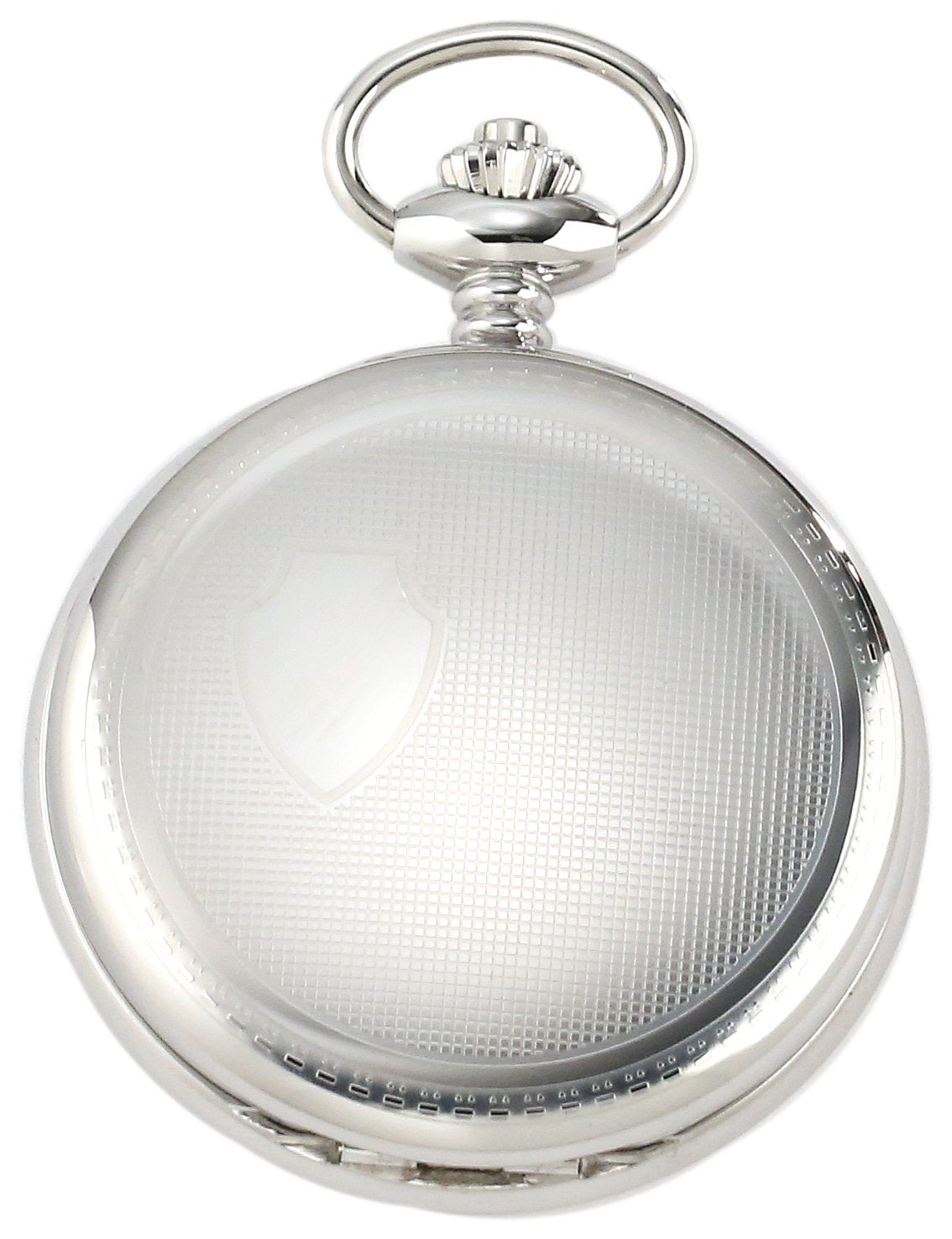Charles-Hubert Paris 3917 Stainless Steel White Dial Mechanical Pocket Watch