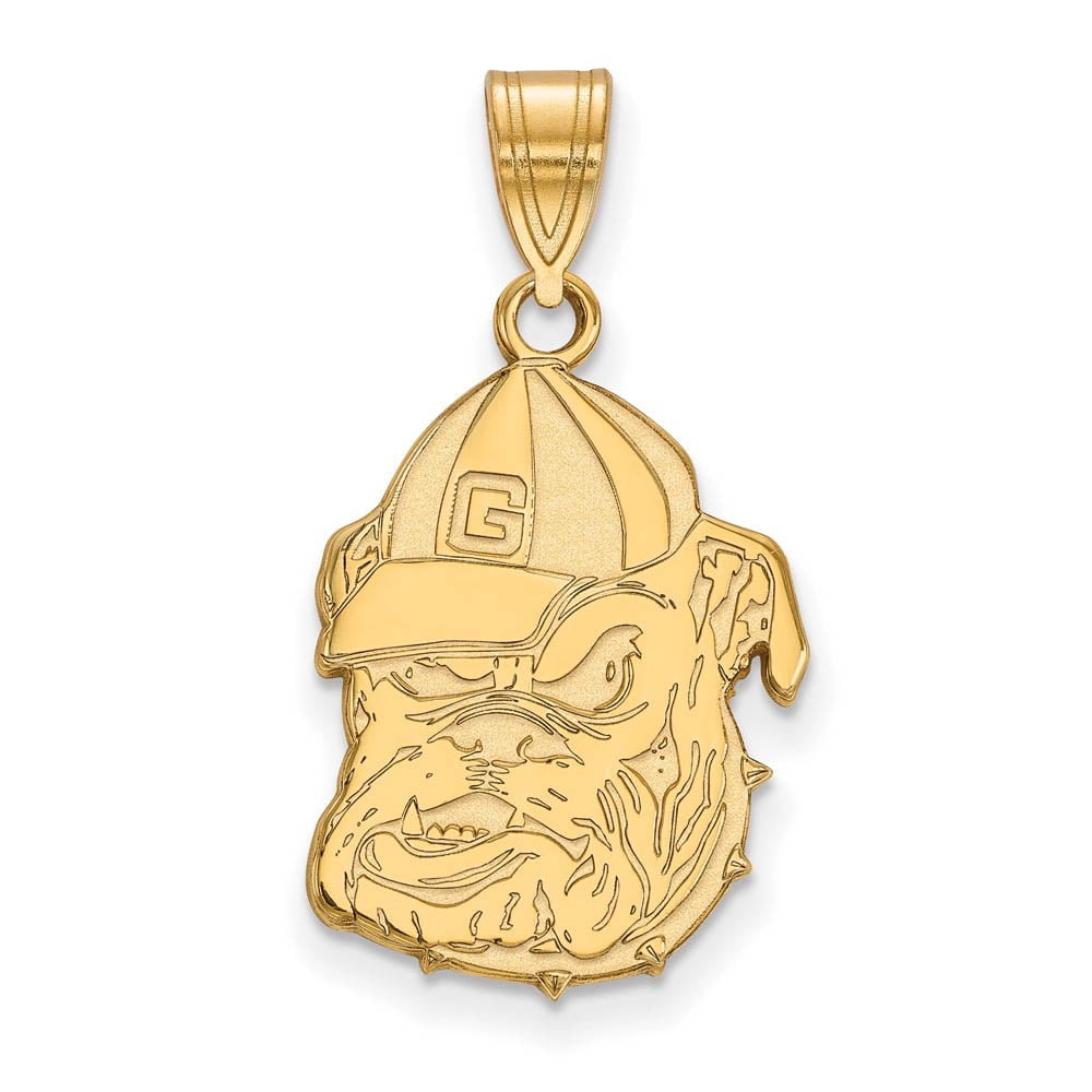 Beautiful 10ky LogoArt University of Georgia Large Pendant