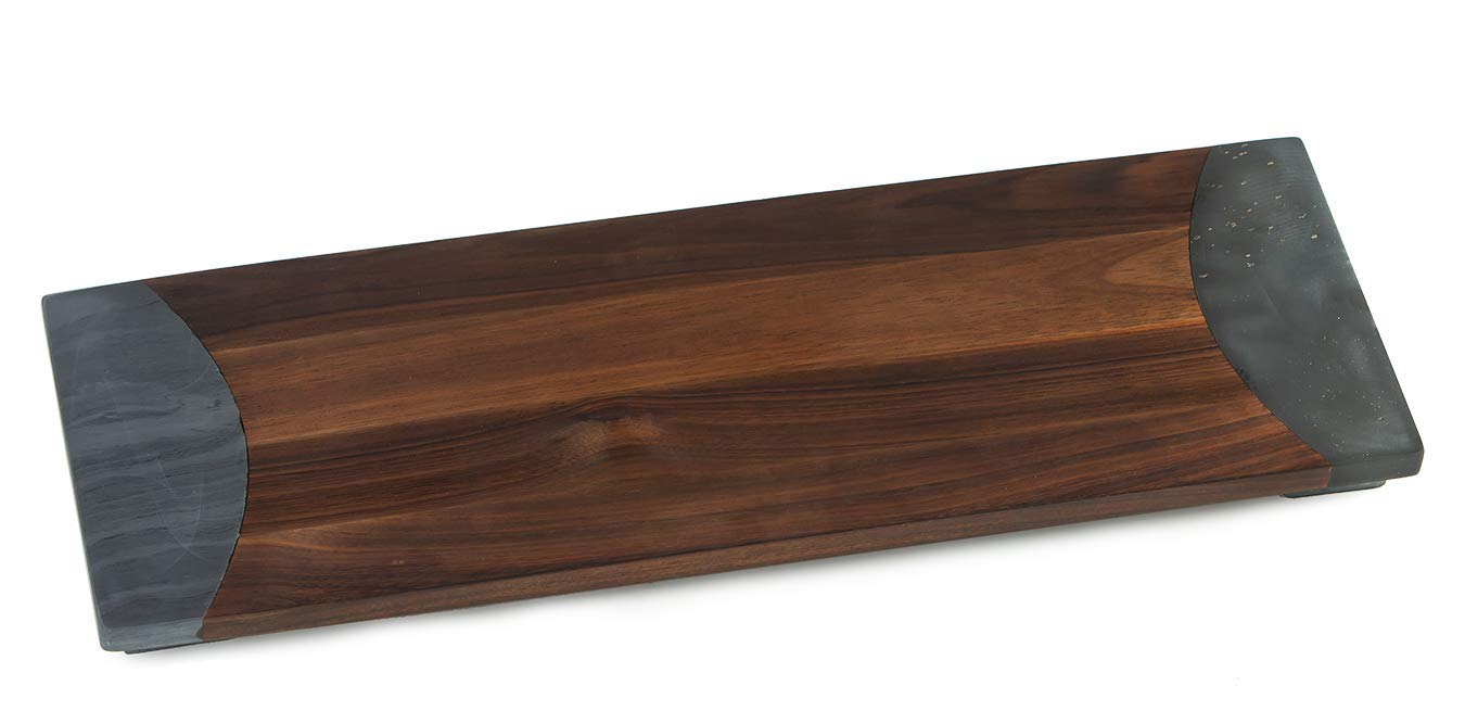Picnic Plus PSM-558 Ardosia Marble Serving Board - Black