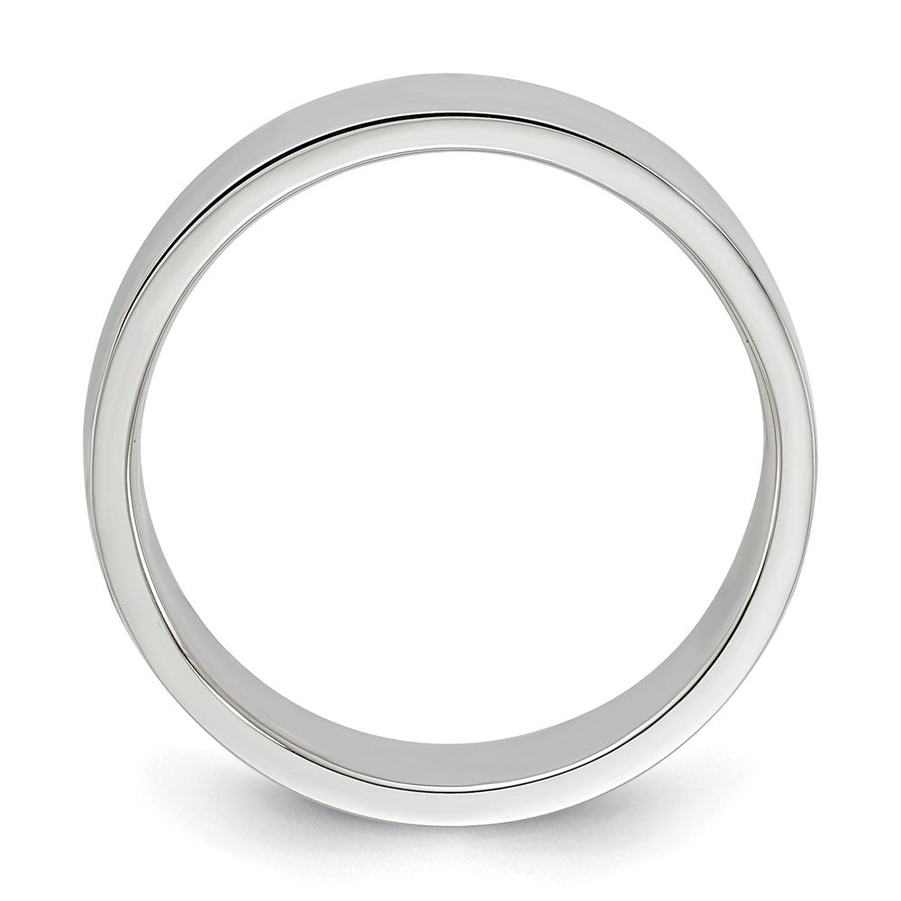 Sterling Silver 6mm Lightweight Flat Size 4 Band
