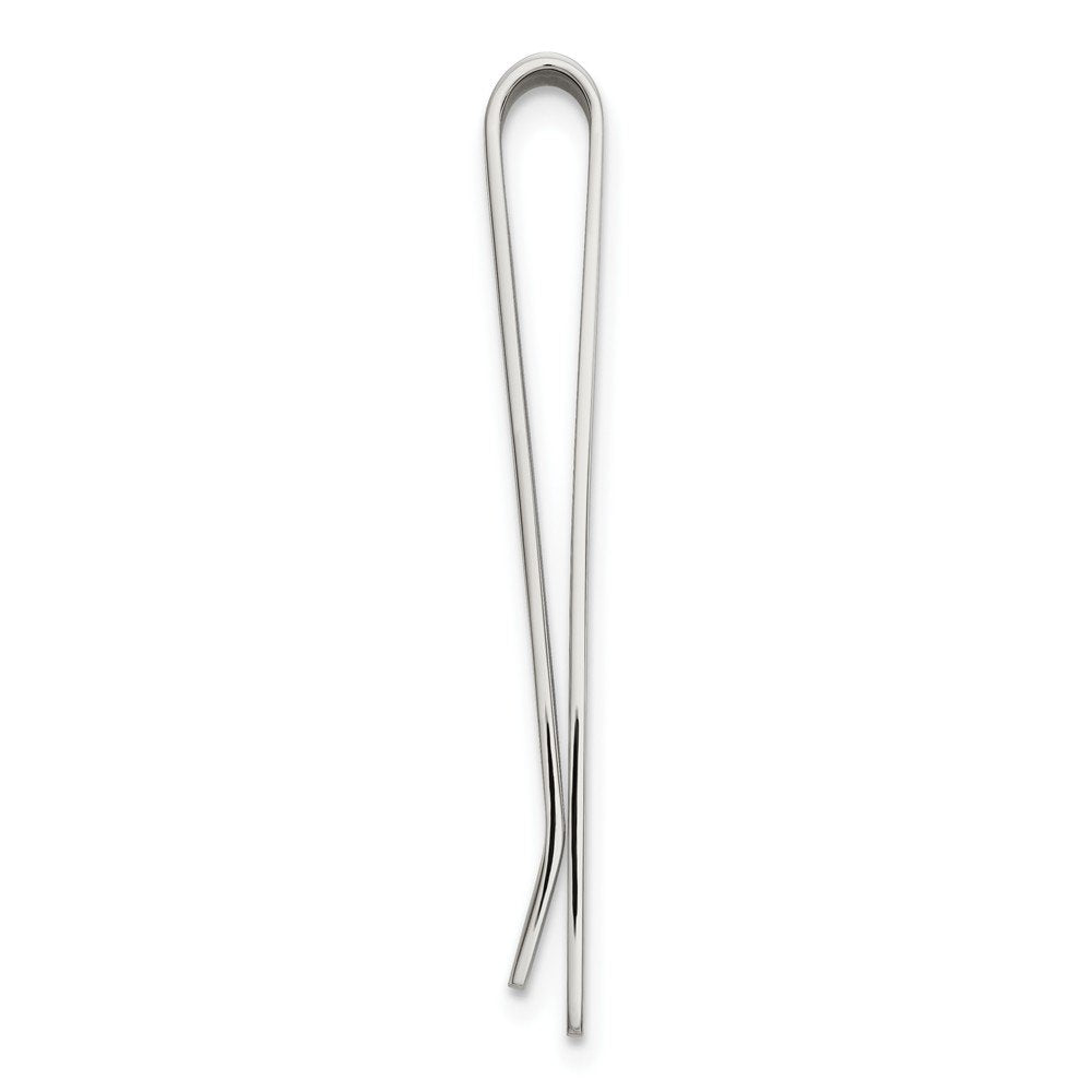 Chisel Stainless Steel Tie Clip