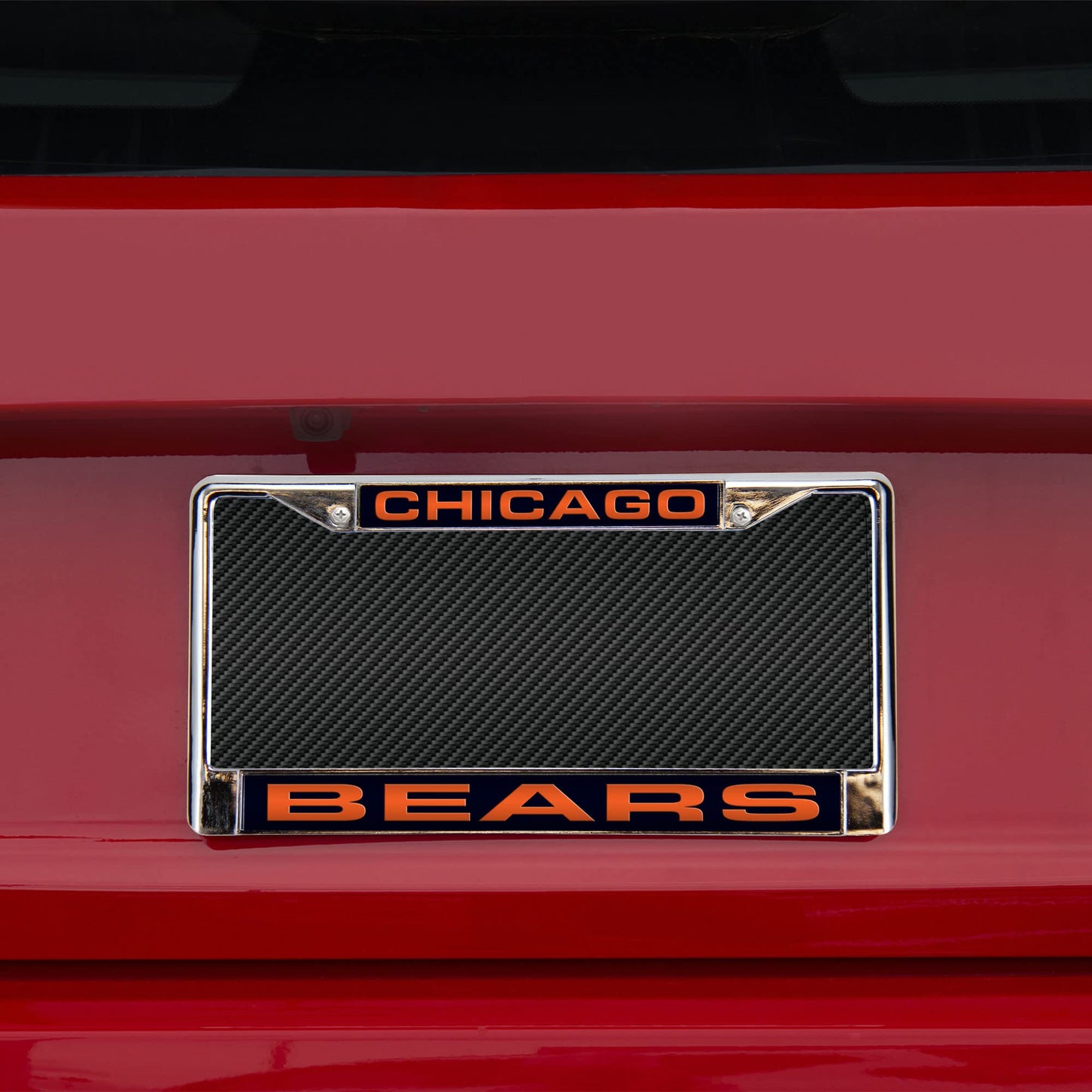 Chicago Bears Laser Chrome License Plate Frame