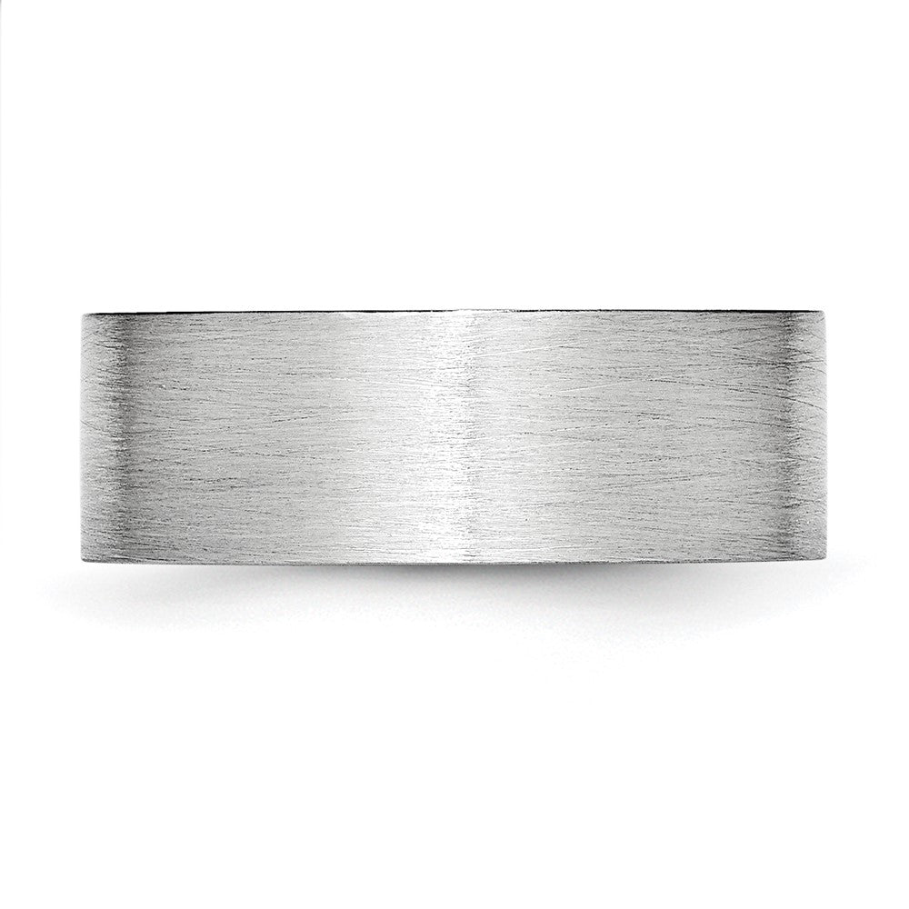 Cobalt Flat Satin 8mm Band Size - 9.5