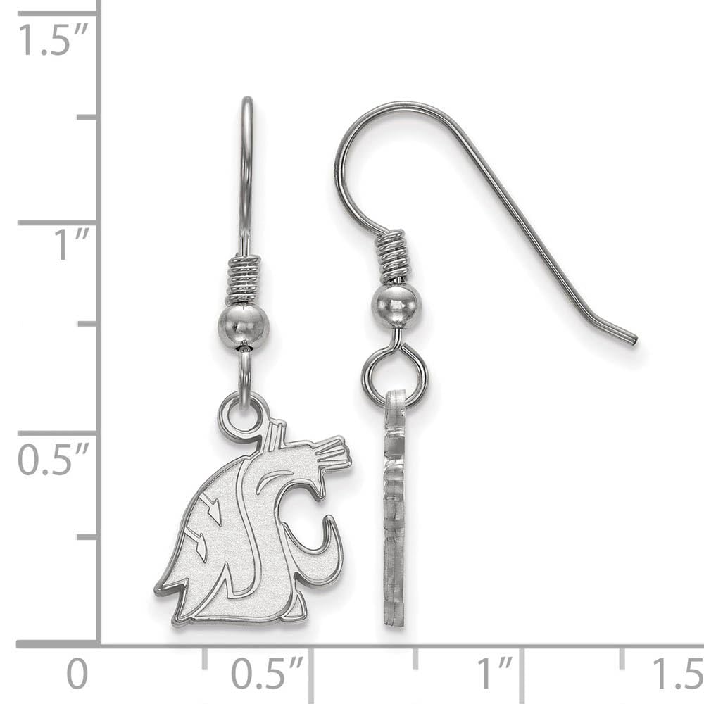 Sterling Silver Washington State Small Dangle Earrings
