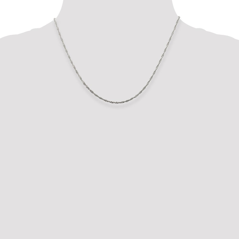Sterling Silver 1.75mm Singapore Chain 18 Inches