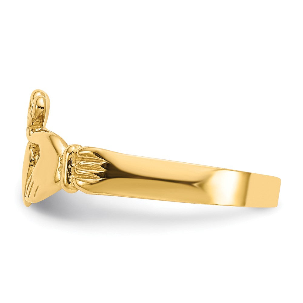 14k Baby Claddagh Ring Size 3