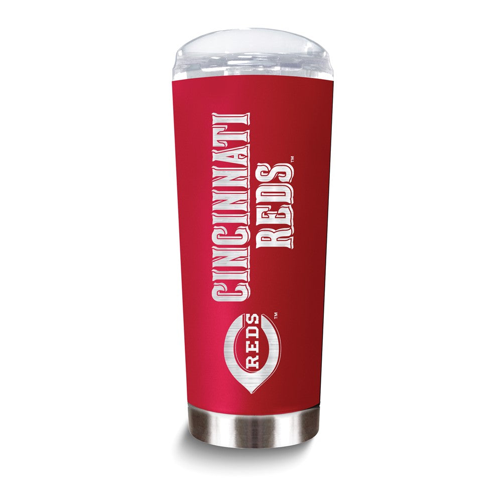MLB Cincinnati Reds Stainless Steel 18 oz. Roadie Tumbler with Lid