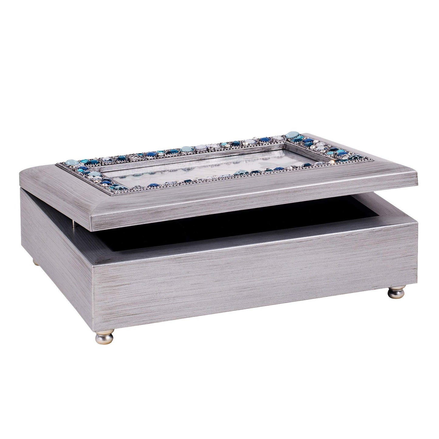You Are Beautiful Silver Jeweled Music Box