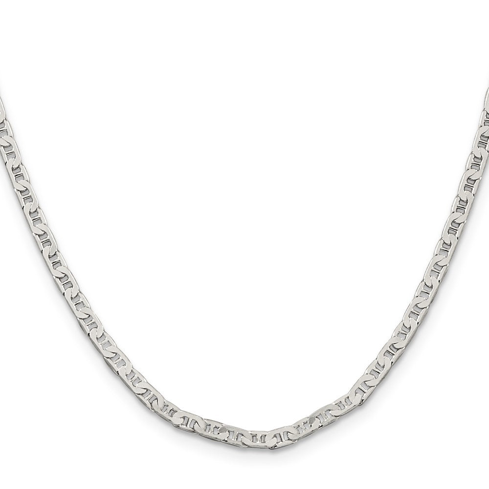 Sterling Silver 3mm Flat Anchor Chain 26 Inches