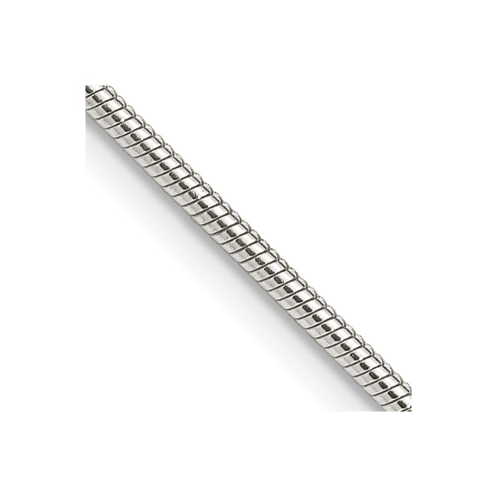Sterling Silver 1.5mm Snake Chain 36 Inches
