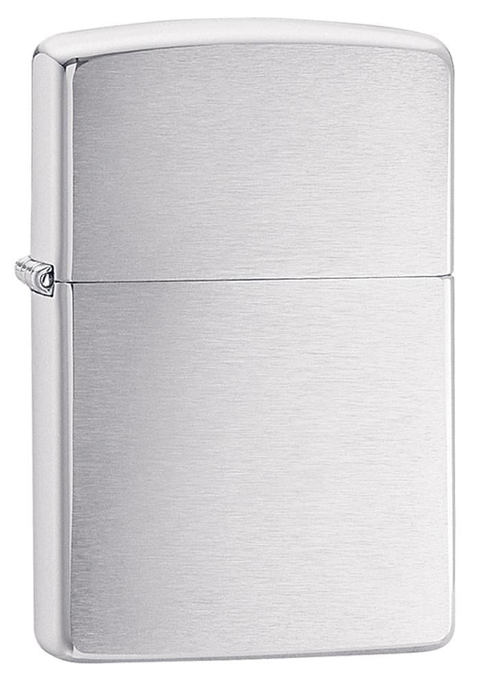 Zippo Classic Windproof Brushed Chrome Pocket Lighter