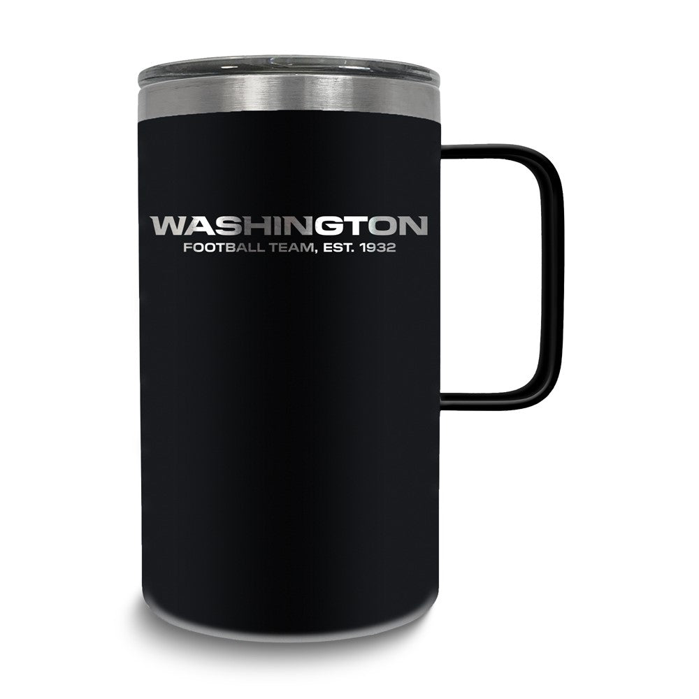 NFL Washington Football Team Stainless Steel 18 oz. Hustle Mug with Lid