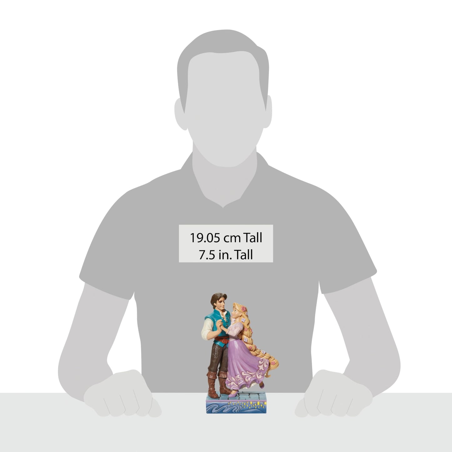 Jim Shore My New Dream - One Figurine 7.25 Inch, Resin - Rapunzel & Flynn Love 6013071