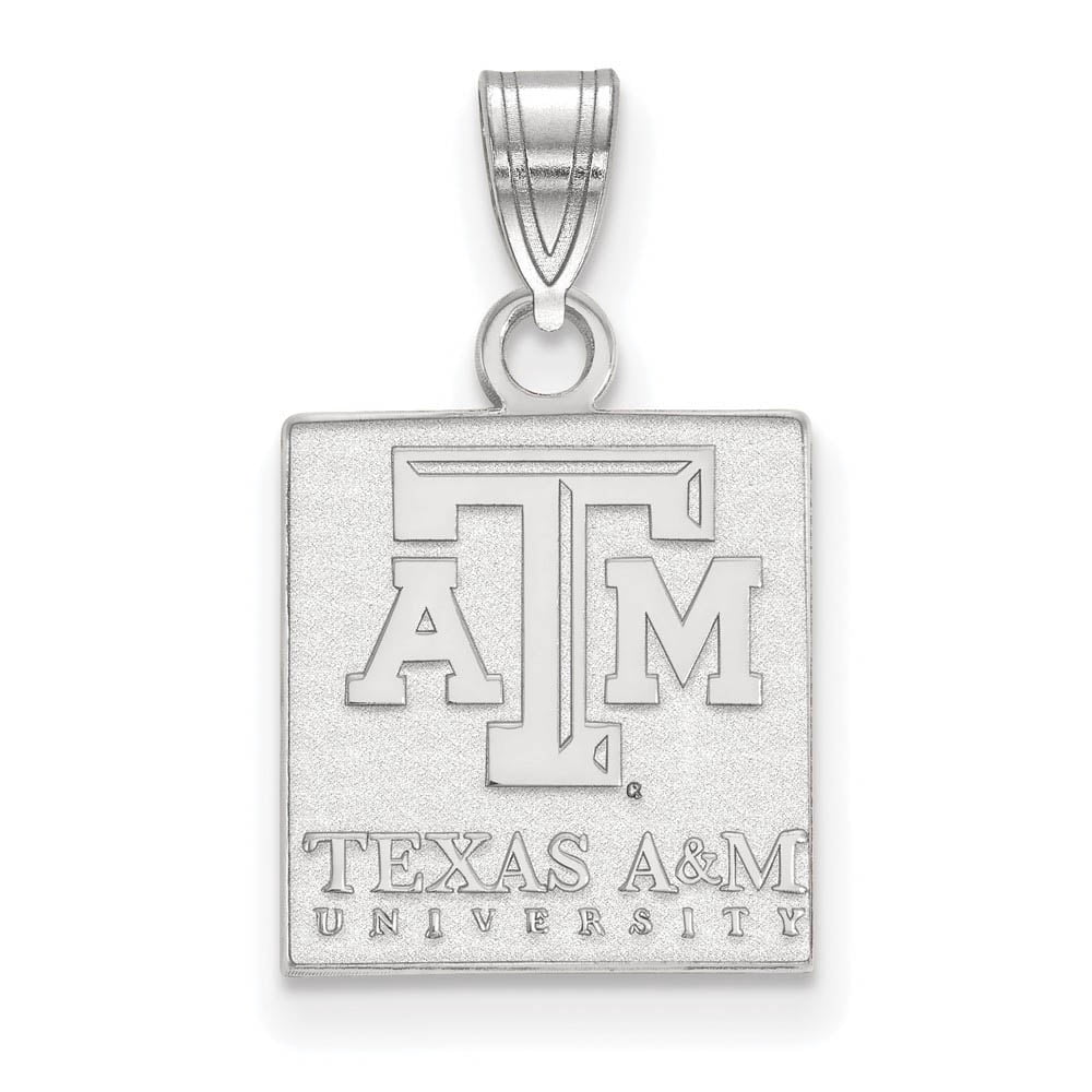 Sterling Silver Texas A&M U. Small Pendant