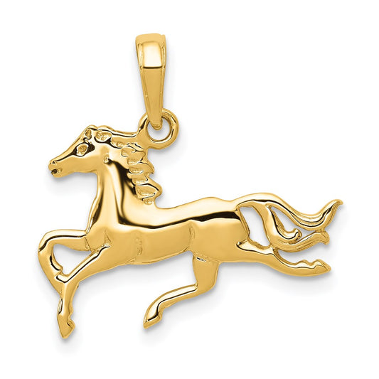 14k Horse Pendant
