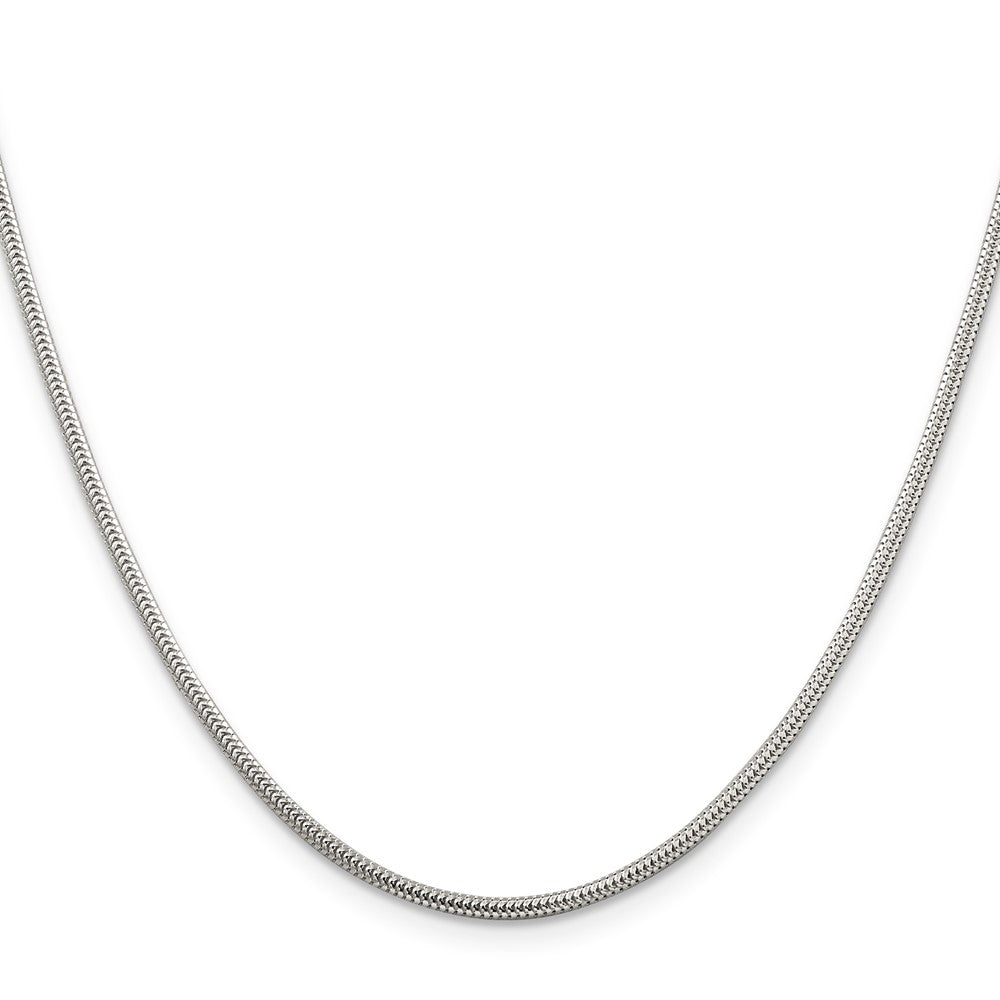 Sterling Silver 1.6mm Round Snake Chain 26 Inches