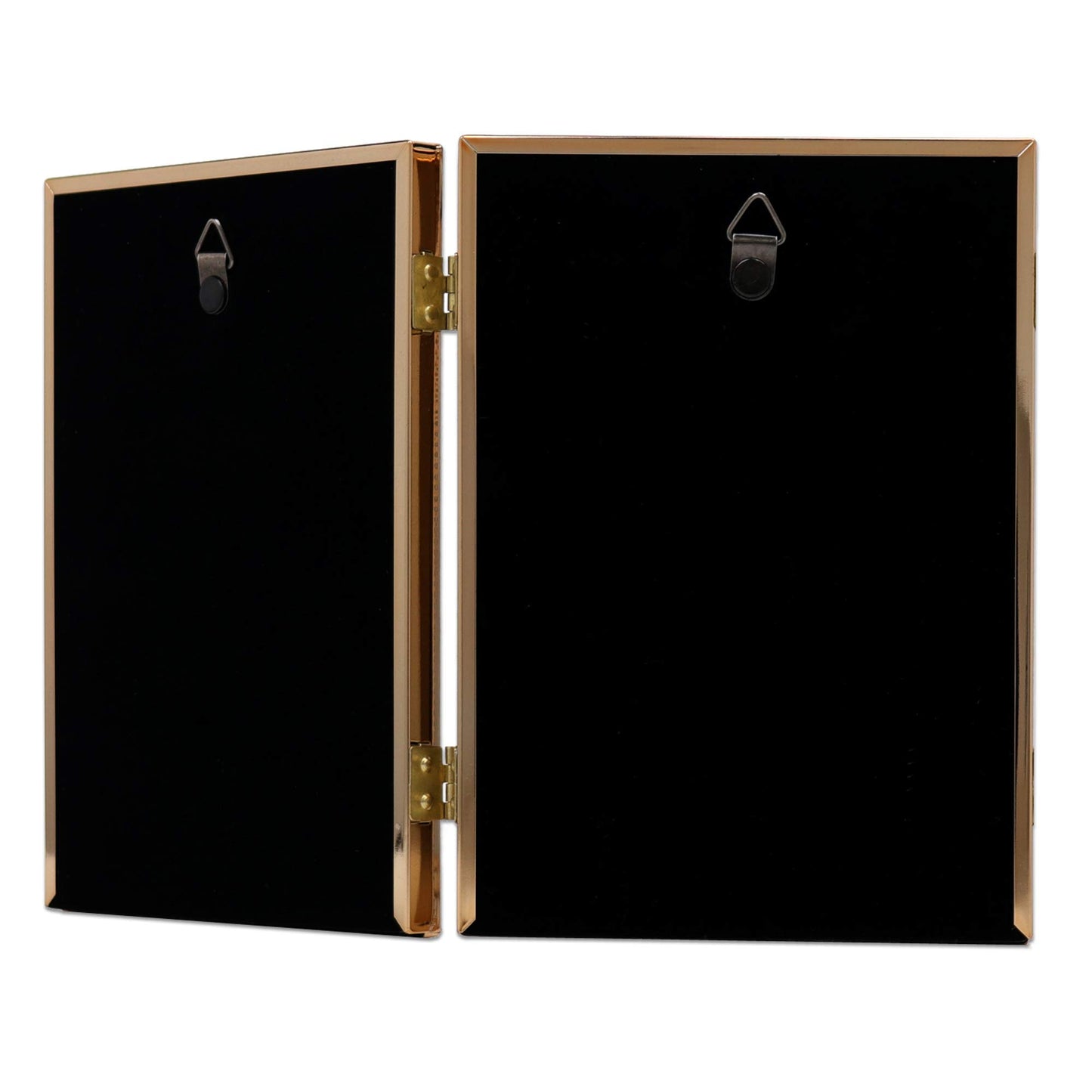 Lawrence Frames 7.13" x 10.39" Metal Picture Frame, Gold