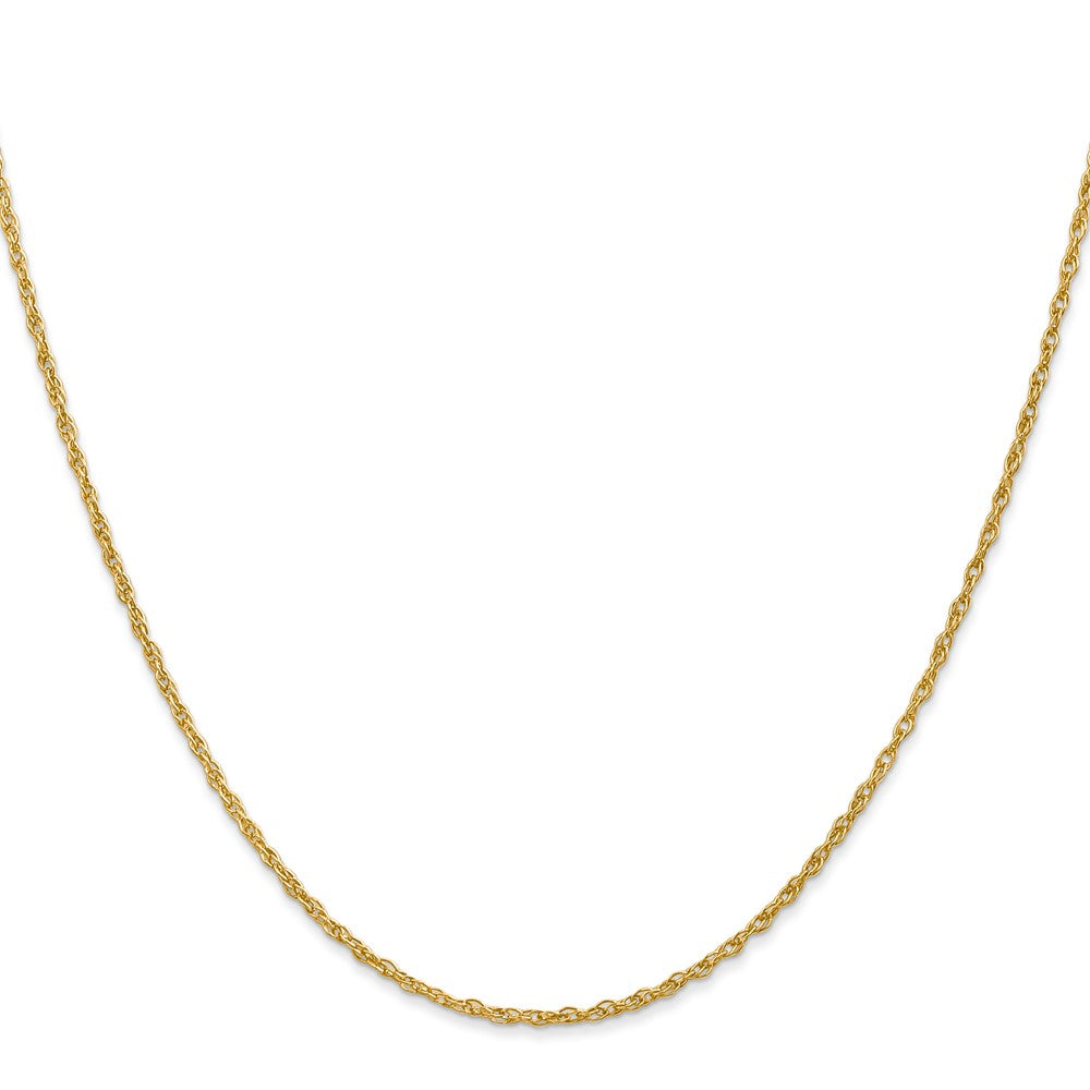 14K 26 inch 1.3 Heavy Baby Rope with Lobster Clasp Chain