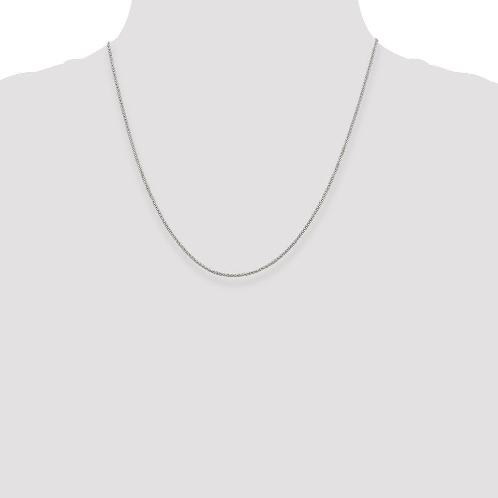 Sterling Silver 1.6mm Corona Chain 20 Inches