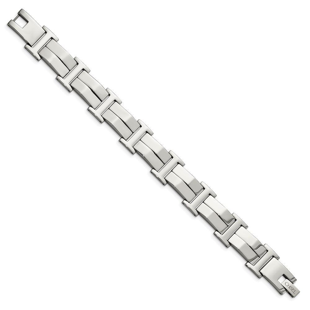 Stainless Steel Polished 8.5in Bracelet 8.5 inches