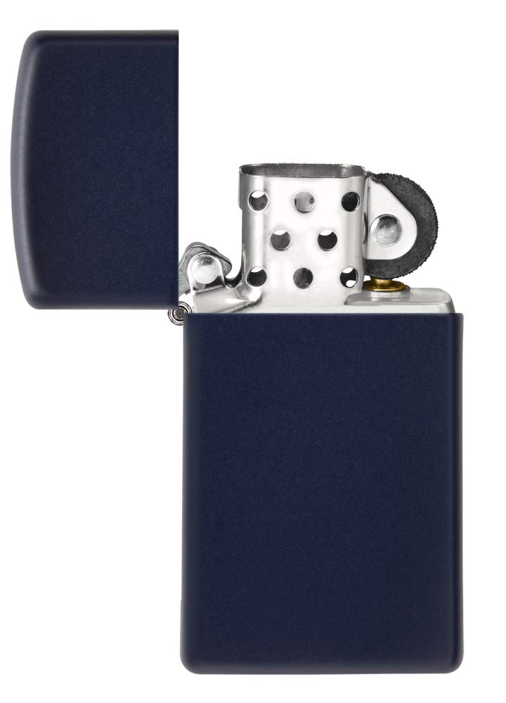 Zippo Slim Navy Matte Pocket Lighter