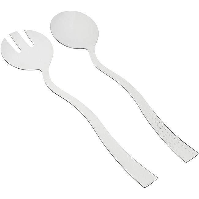 Leeber 72602 Hammered Salad Servers, 11.5 in.