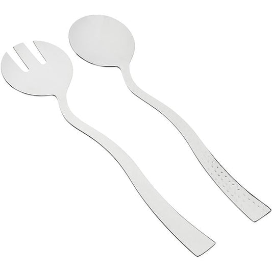 Leeber 72602 Hammered Salad Servers, 11.5 in.