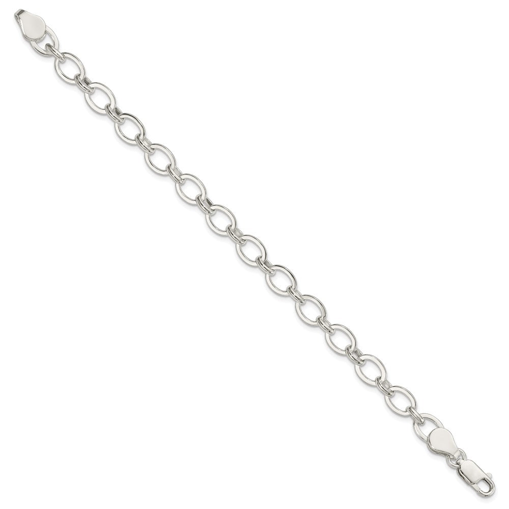 Sterling Silver 7.5inch Fancy Link Bracelet 7.5 inches