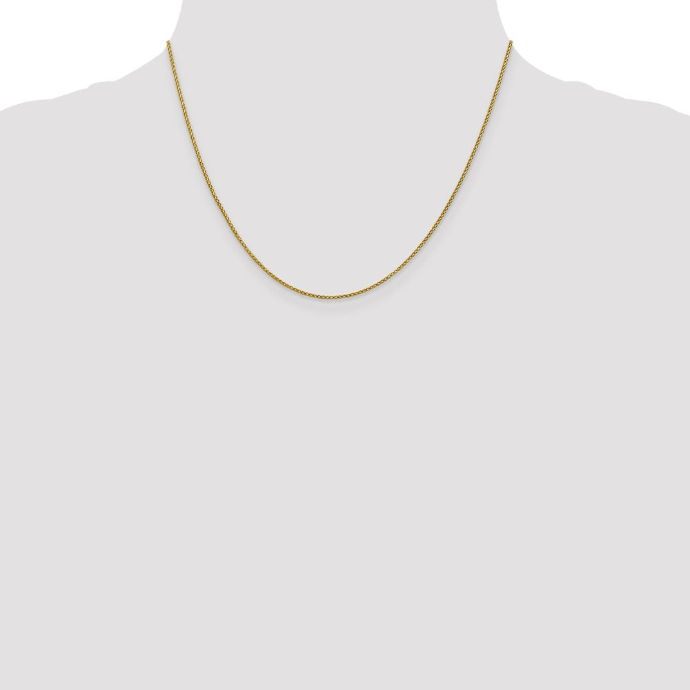 14K 1mm D/C Open Franco Chain