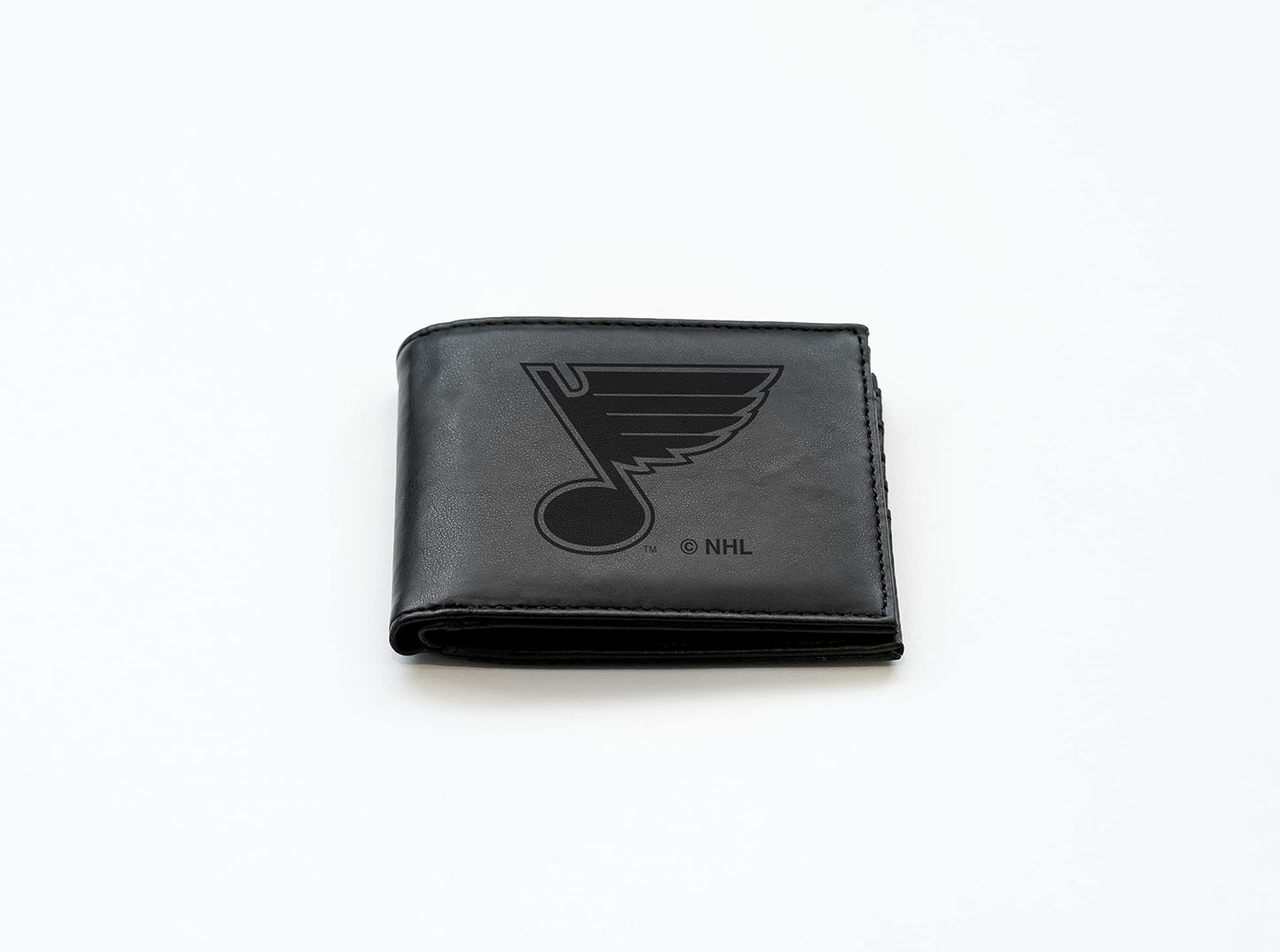 4" Black NHL St. Louis Blues Billfold Wallet