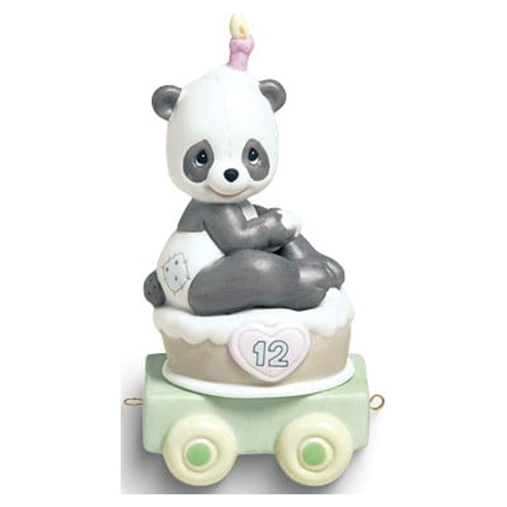 Precious Moments Age Twelve Panda Porcelain Figurine