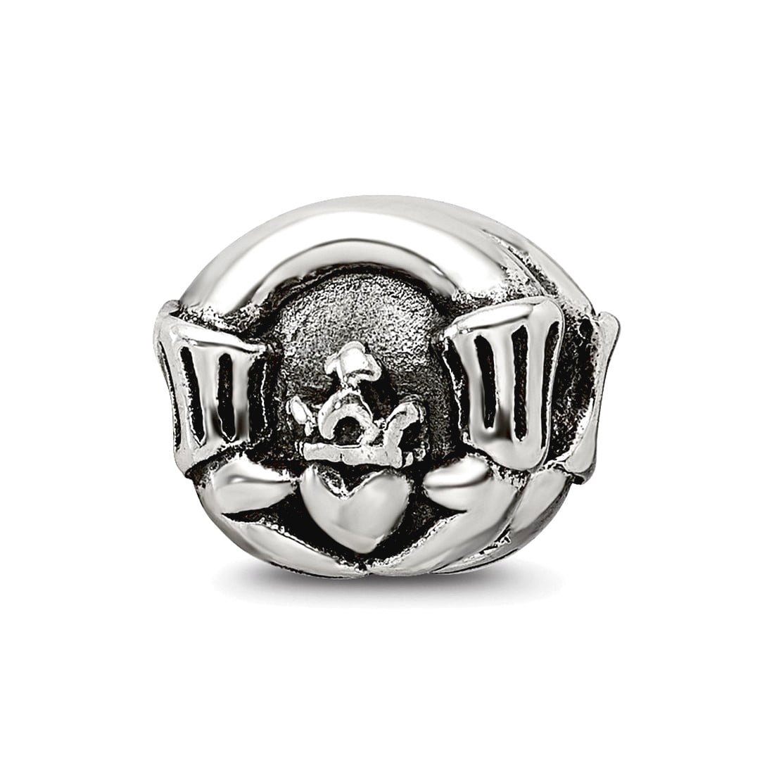 Sterling Silver Reflections Claddagh Bead