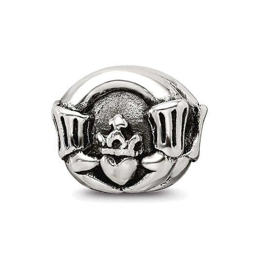 Sterling Silver Reflections Claddagh Bead