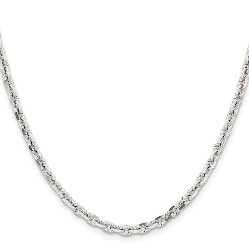 Stainless Steel Polished 4.3mm 22in Cable Chain