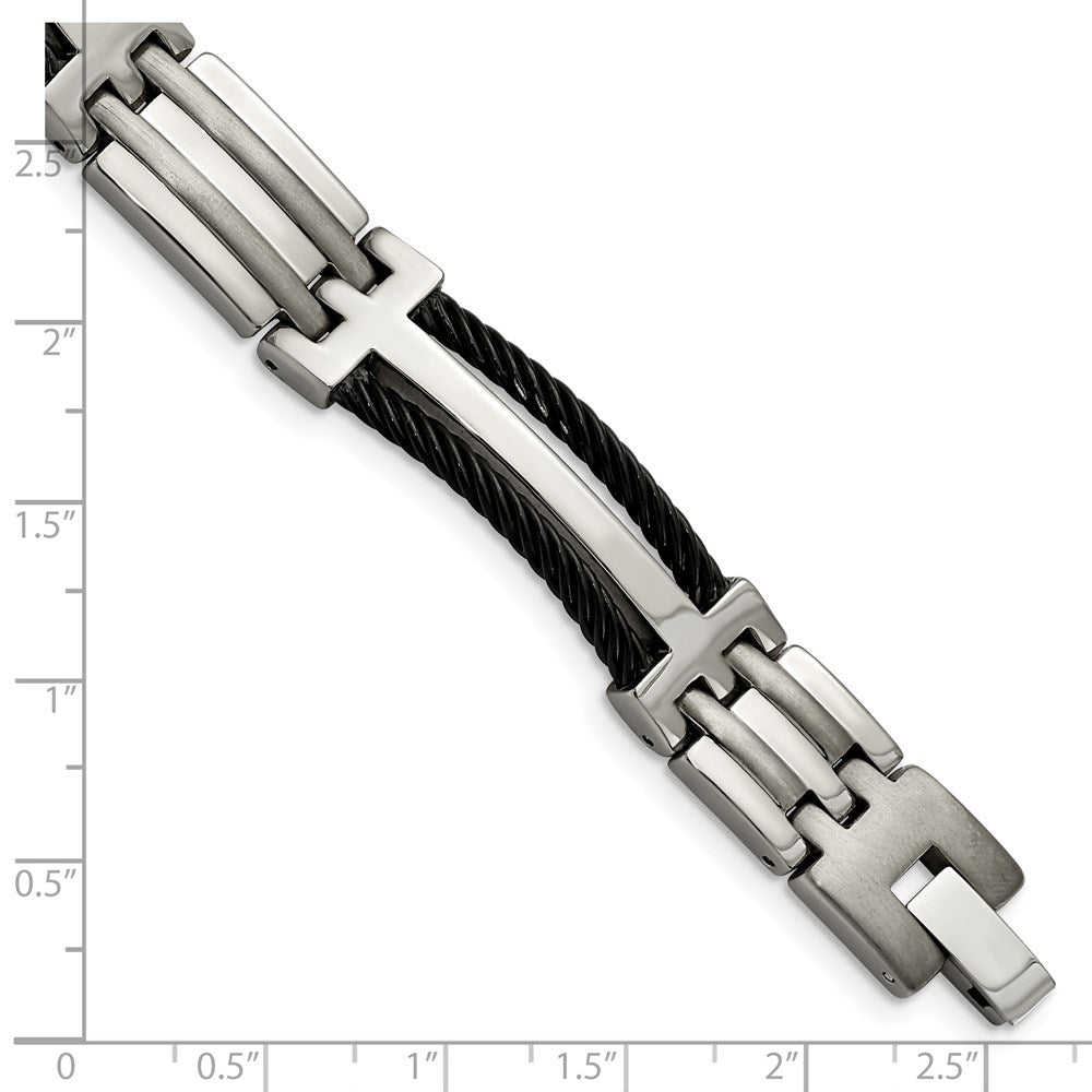 Titanium Black Plating 8.5in Bracelet 8.5 inches