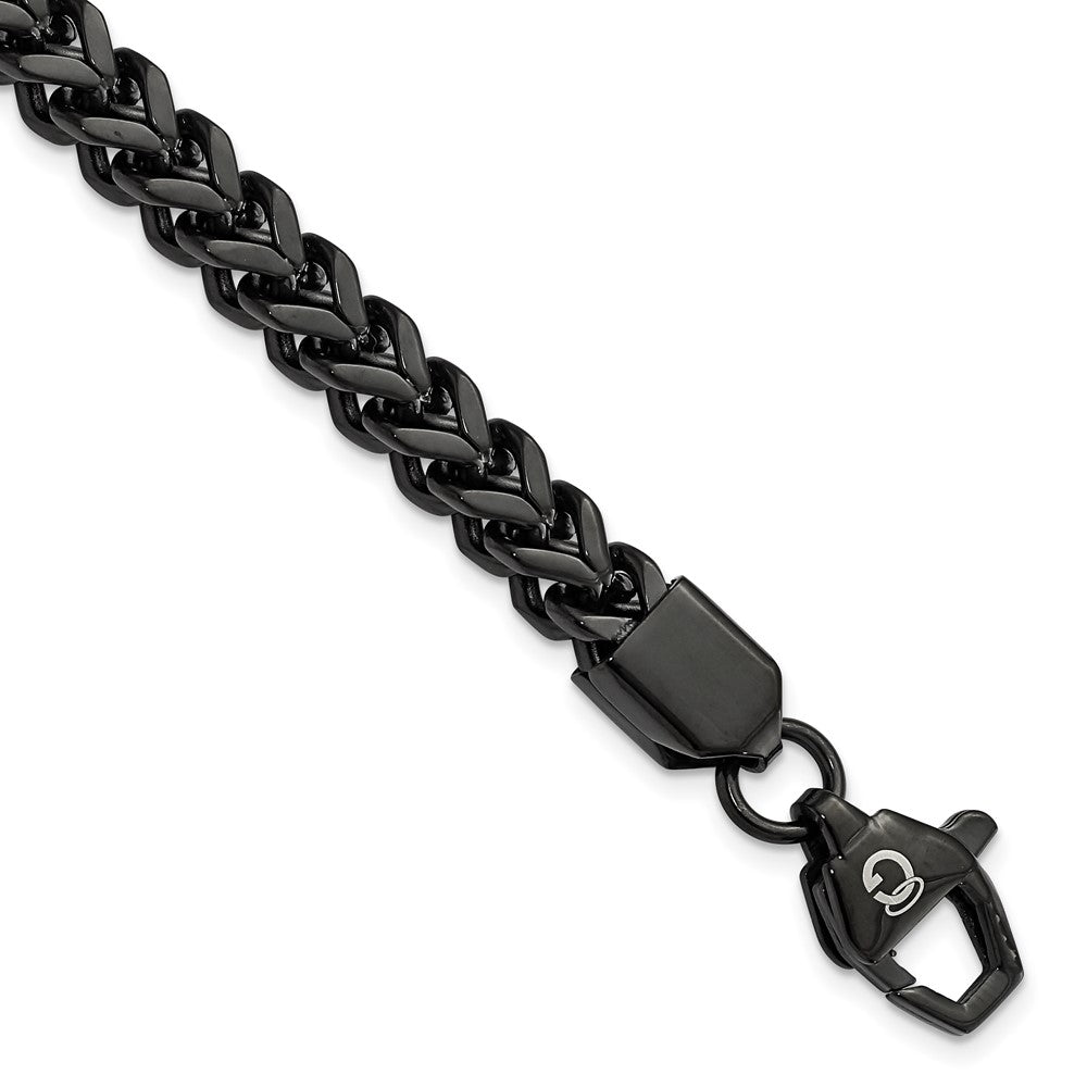 Stainless Steel & Black IP 9.25 Bracelet