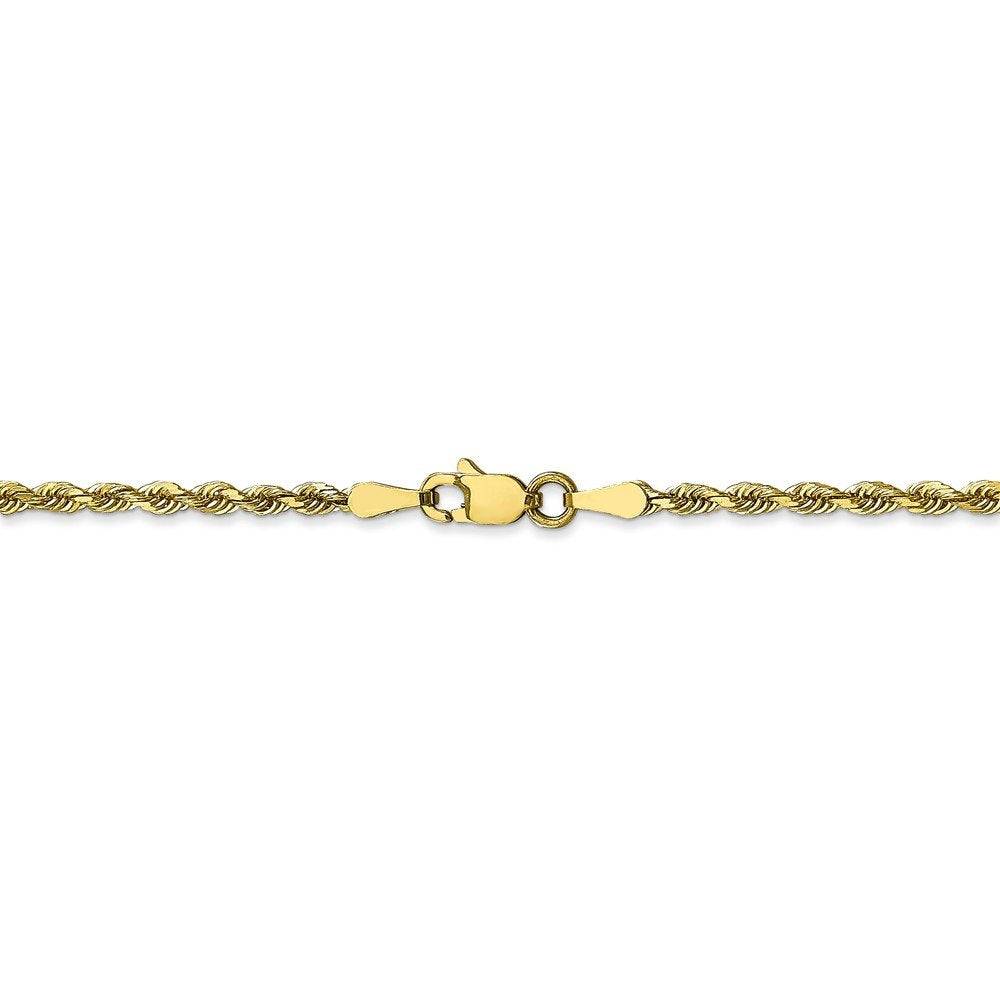 10k 2.25mm D/C Quadruple Rope Chain Anklet
